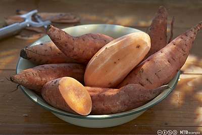 Zoete aardappel blokjes 15 mm à 1 kg