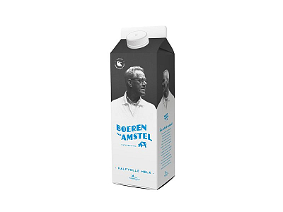 Melk Halfvol 6 x 1 ltr Boeren van Amstel  *Bestelartikel (Vrijdag voor 12 uur bestellen = dinsdag leveren)