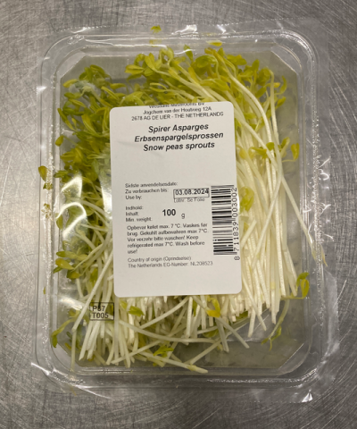 Erwt / asperge scheuten 100 gram